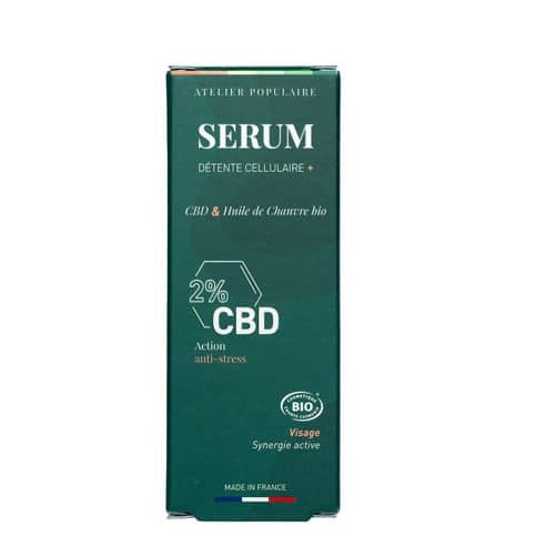 Sérum Visage CBD Détente Cellulaire