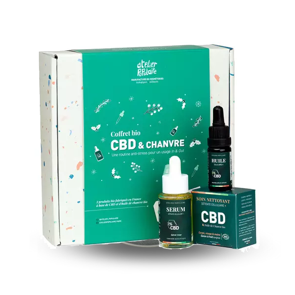 Coffret cadeau bio CBD et chanvre