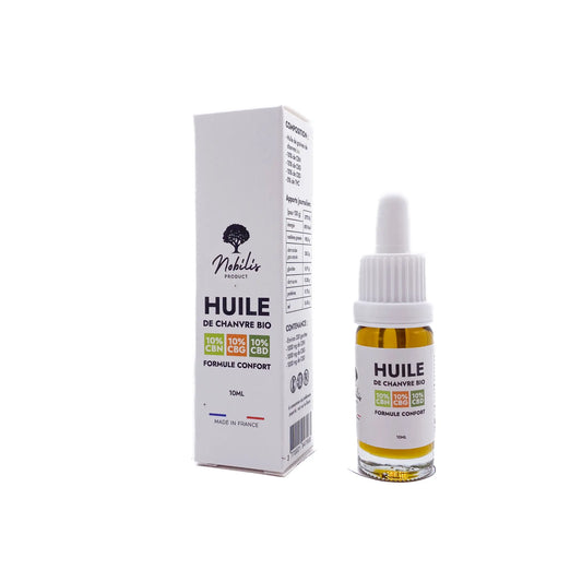 HUILE DE CHANVRE 10% CBG 10%CBN et 10%CBD