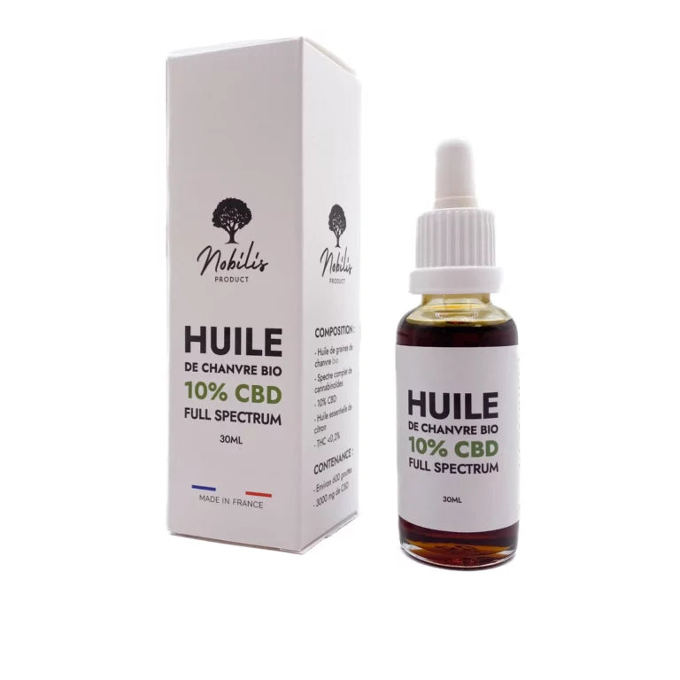 HUILE DE CHANVRE 10% FULL SPECTRUM