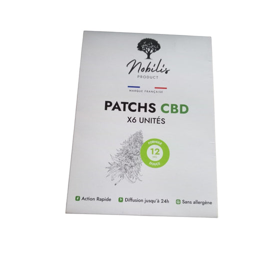 Patchs CBD Nobilis Formule Douce 12mg - Boîte de 6