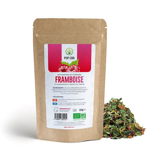 Tisanes CBD bio Framboise