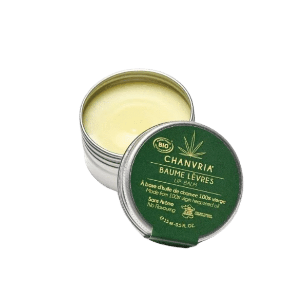 baume à lèvres chanvre bio 15g certifié COSMOS ORGANIC