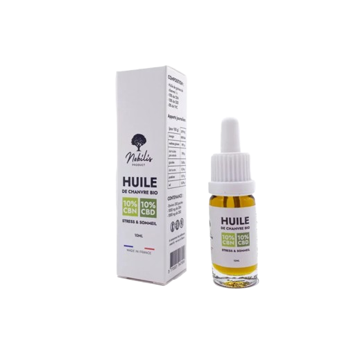 Huile de Chanvre 10% CBN + 10% CBD – Full Spectrum 10ml