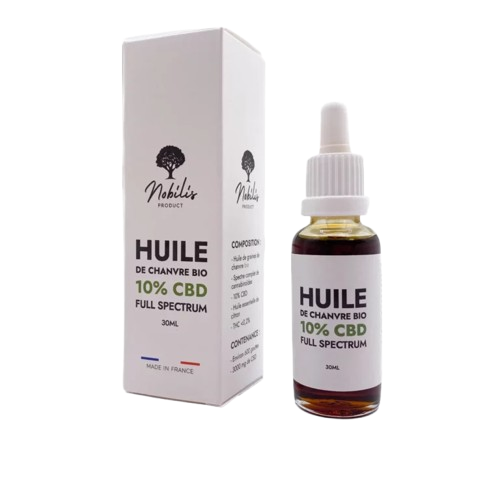 huile CBD 10% full spectrum 10ml 1000mg chanvre bio
