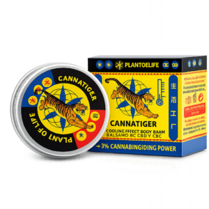 Baume du Tigre 3% CBD effet froid 12ml pot et emballage