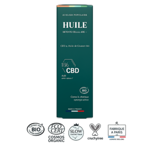 huile corps cheveux CBD
