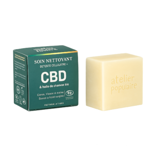 Soin nettoyant CBD bio surgras saponifié à froid Atelier Populaire