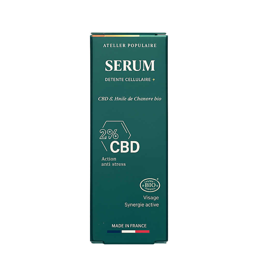 serum visage cbd bio detente cellulaire certifie ecocert